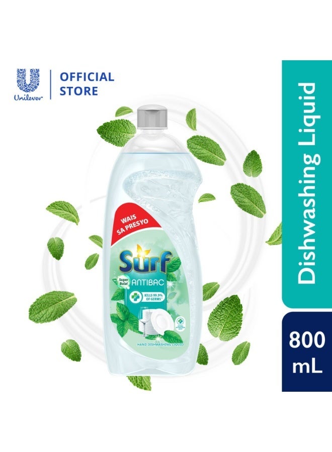 surf ANTIBAC HAND DISHWASHING LIQUID 800mL - Image 2